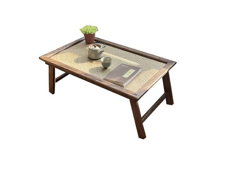 YCCHAH Wohnzimmermöbel, Frühstückstisch aus Holz, tragbar, Nachttisch für Computer, TV-Stil, Möbel für zwei Personen, Beistelltische Wohnzimmer (B)