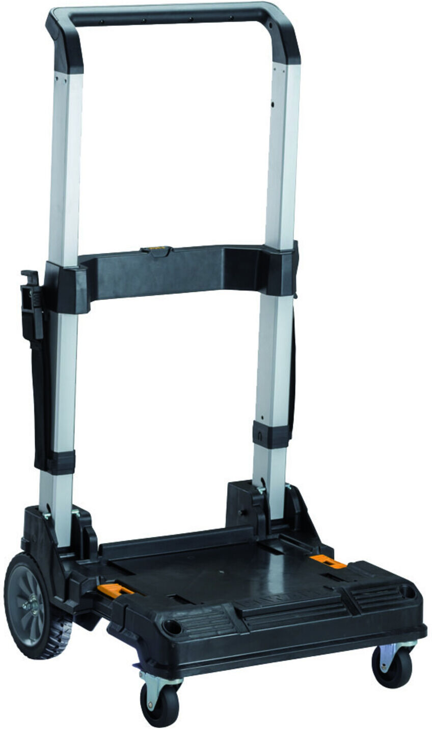 DEWALT DWST1-71196 TSTAK System DW Trolley mit Teleskopgriff und Rädern für Transport von TSTAK Boxen oder Werkzeugen)