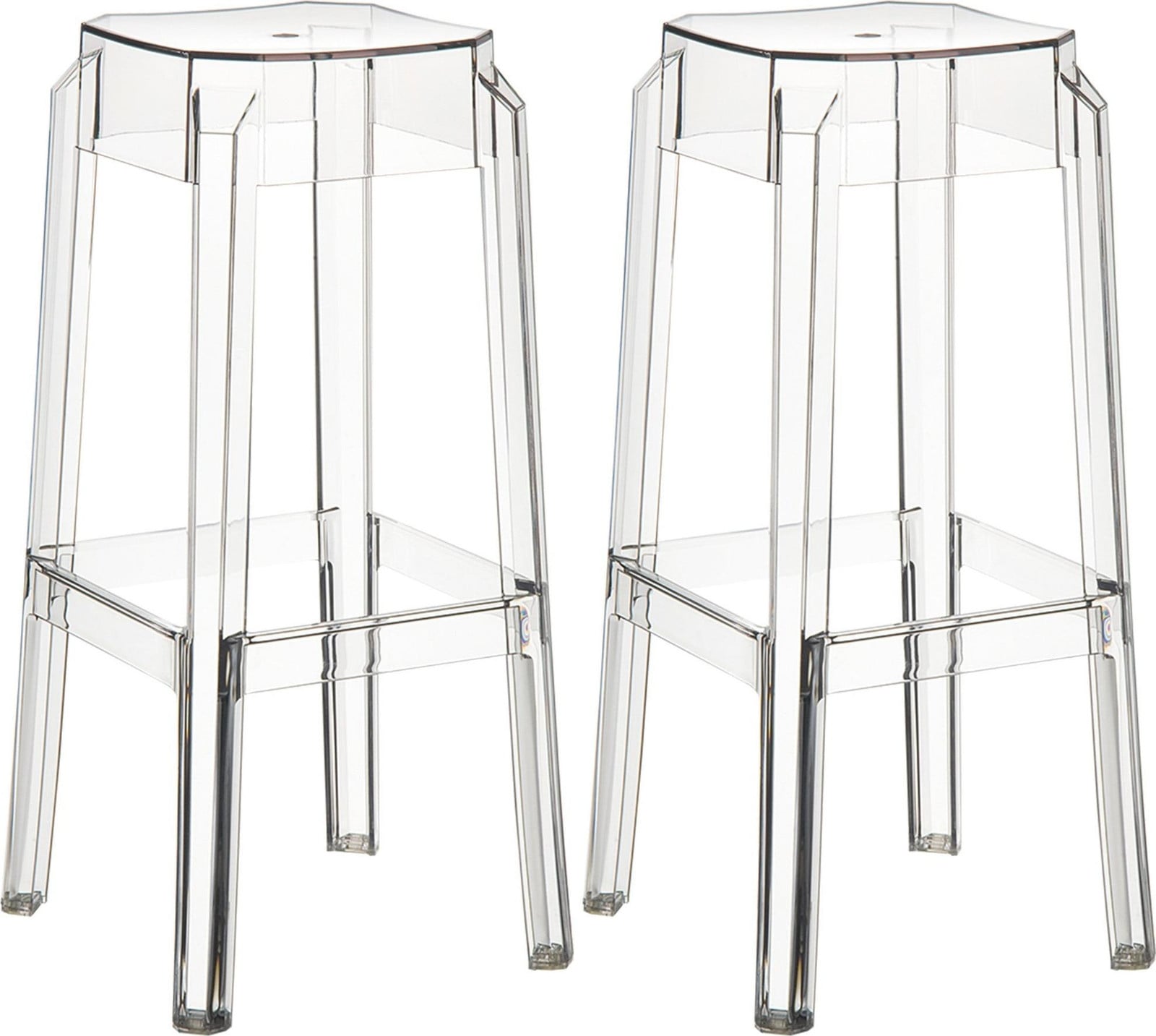 CLP Barkruk FOX set van 2 stuks - Transparant