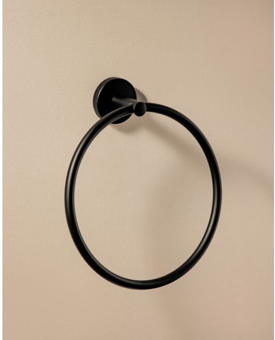 Cosmic Start Handtuchring WJC419A0072036 200 x 57 x 220 mm, schwarz matt