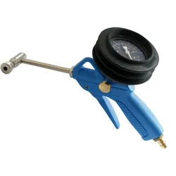 Reifenfüllpistole m.Manometer, Alligator für SV/AV, bis 10 bar/145 psi, analog