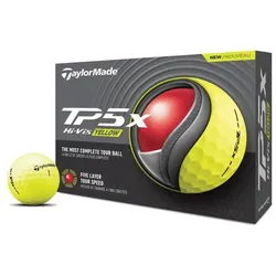 Taylor Made TP5x Golfball 3er gelb