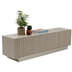 KARE DESIGN TV-Lowboard Stucco Lack Grau
