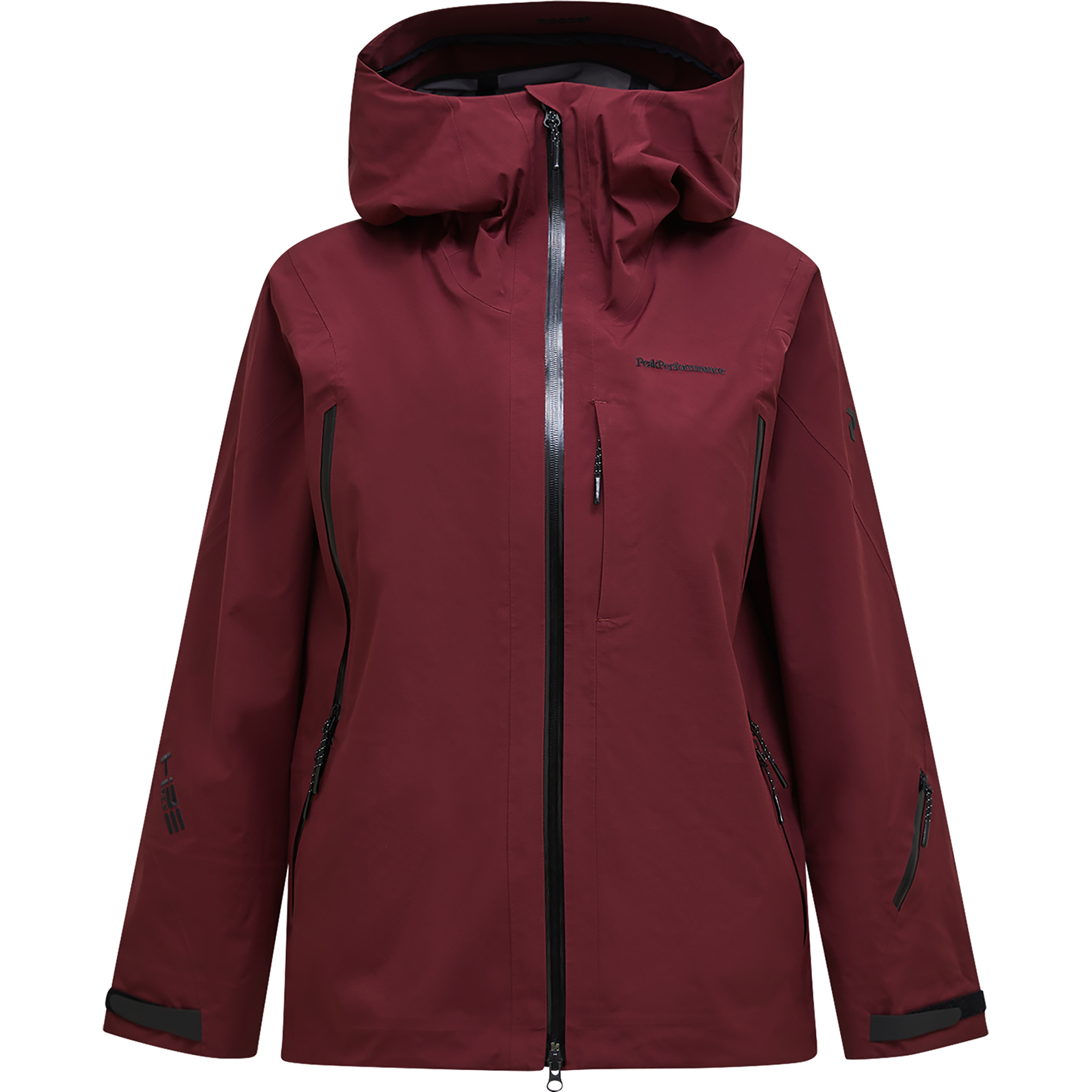 Peak Performance Ridge Ace Ski Damen Regenjacke lila Größe S Skifahren Widerstandsfähig Wasserabweisend