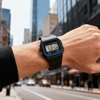 Uplift Curations Minimalist LED Sports Watch For Men Square Digital Wristwatch With Casual Display Minimalist LED Sports Watch For Men Square Digital Wristwatch With Casual Display