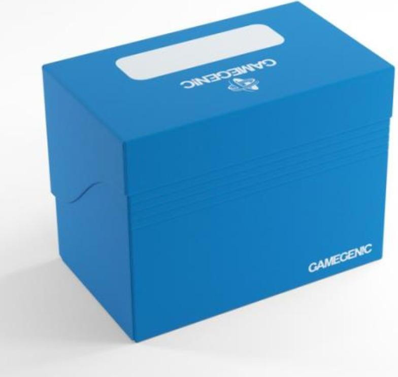 Gamegenic Zijhouder 80+ Blau: Kaartendoos voor 80 kaarten met dubbele beschermhoezen