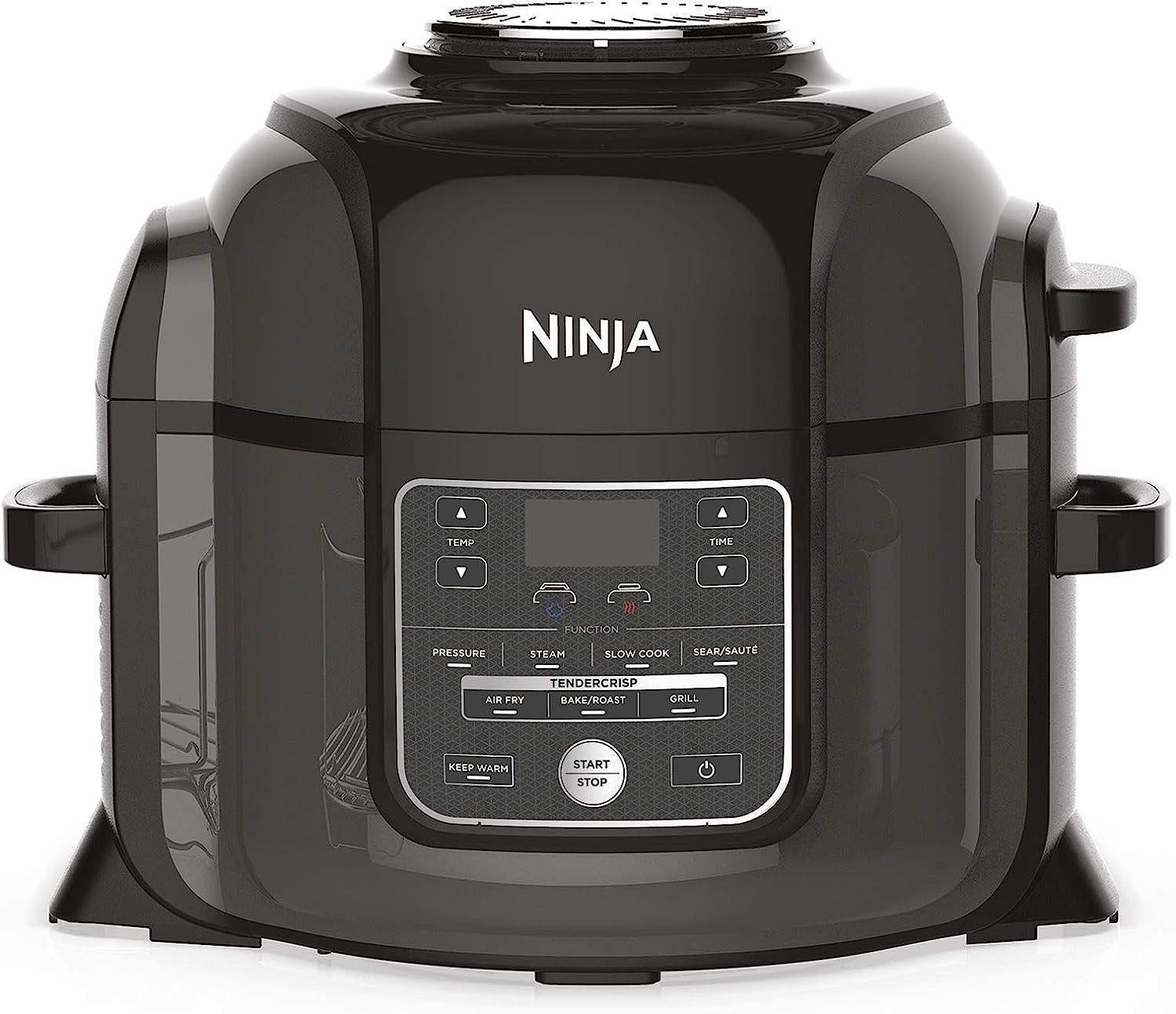 NINJA Multikocher Foodi 7in1 Multikocher 6L Schnellkochtopf Heißluftfritteuse Air fryer, 1460,00 W ,mit Fritteuse, Elektrisch, Ohne Öl, Air,