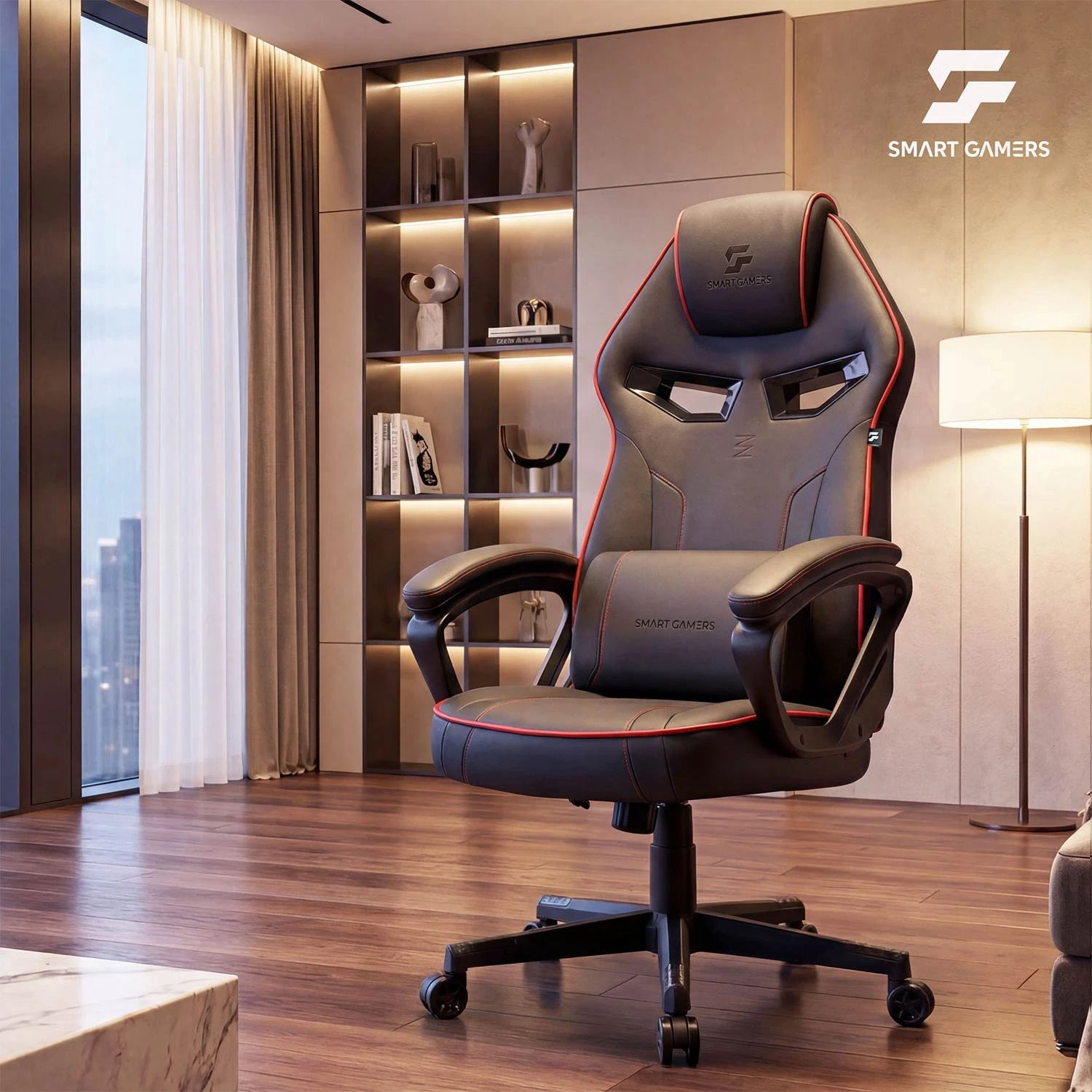 Sofotel Furon Ergonomische Gamingstoel met Lendensteun en Armleuningen