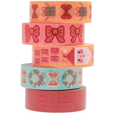 Tape Set Bows, 5 Stk, 1,5 cm x 10 m