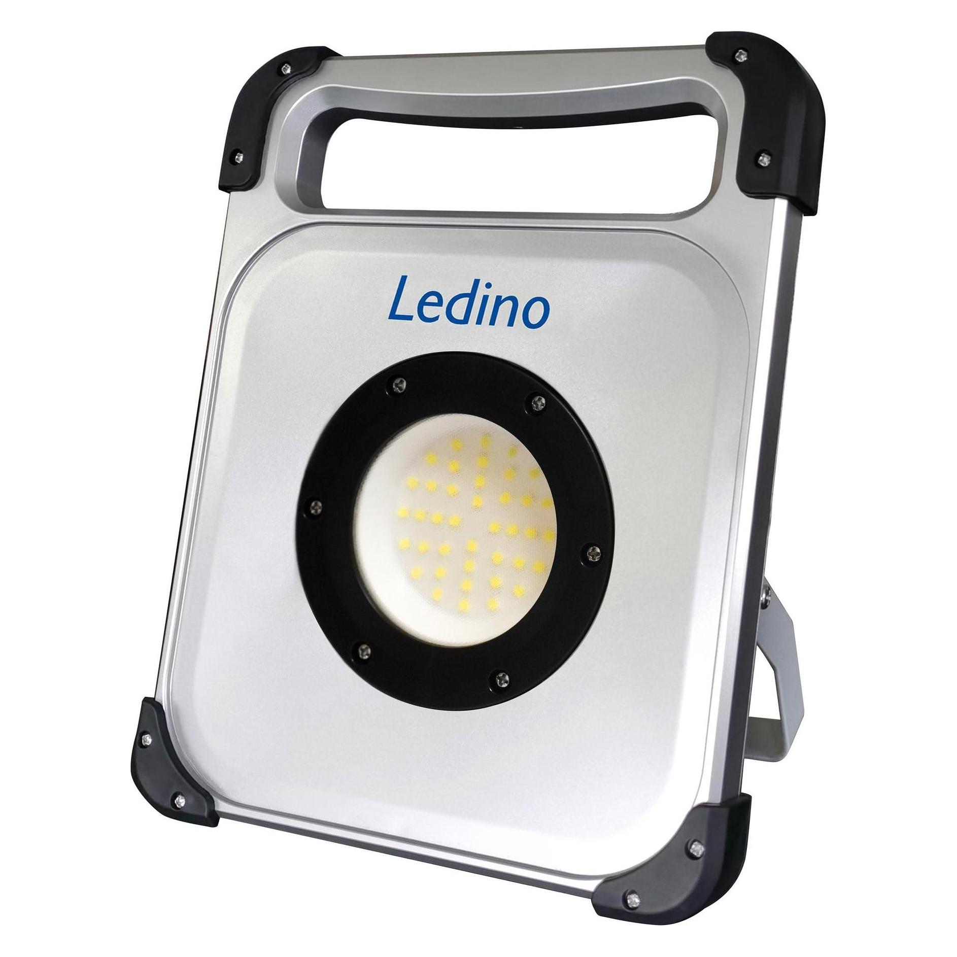 Ledino Akku Scheinwerfer Veddel 30 6500 K Silber 30 W (2200 lm) (11140306001011)