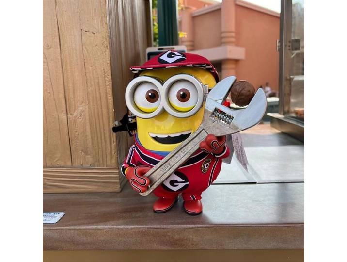 Nouveau chaud véritable universel Studios Minion pop-corn seau bureau stockage seau décorations stockage seau Souvenir cadeau d'anniversaire