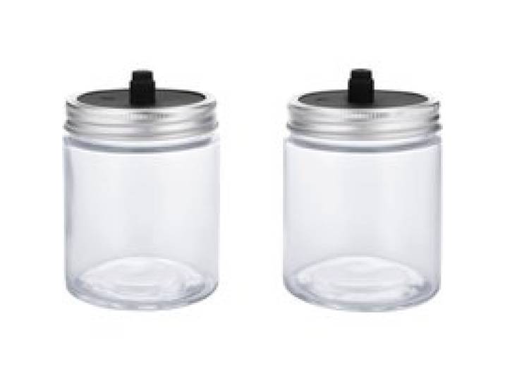 SILVERCREST® Bocal sablier, Bocaux de fermentation ou Poids en verre (Bocal de fermentation 0,5L Set de 2 pièces)