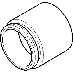 Dornbracht Up-haube verl.20mm,ehm-up 092102016-06 50x60x25_platin matt