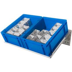 Manuflex ZB4796.7035 Behälterstandkonsolen zur Reduktion der Zugriffszeiten auf Kleinteile, Breite x Tiefe = 600 x 400 mm