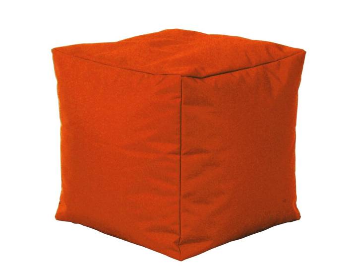 Pouf Scuba Cube 40 x 40 x 40cm Orange