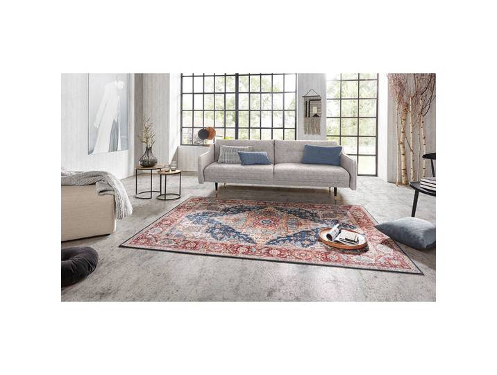 Kurzflorteppich Sylla Blau/Marineblau 200 x 290cm Webstoff