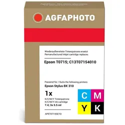 Agfaphoto, Druckerpatrone, kompatibel mit  T0715