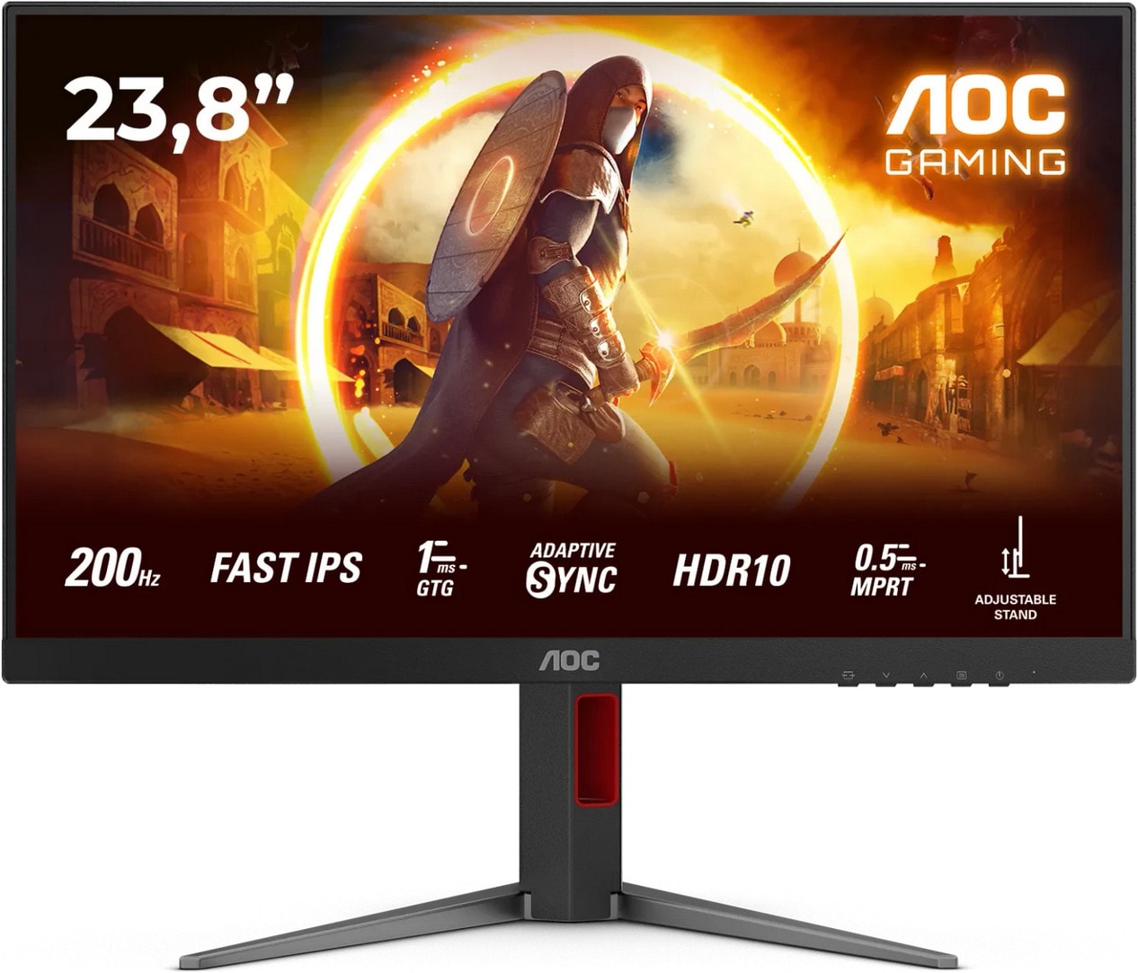 AOC 24G4HA 23.8 Zoll Full HD Fast IPS LED 16:9 200 Hz Gaming Monitor