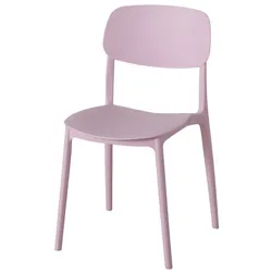 Boltze Stuhl Primus | Robuster Kunststoff-Stuhl Skandi-Stil, 42 x 40 x 79 cm, Helllila