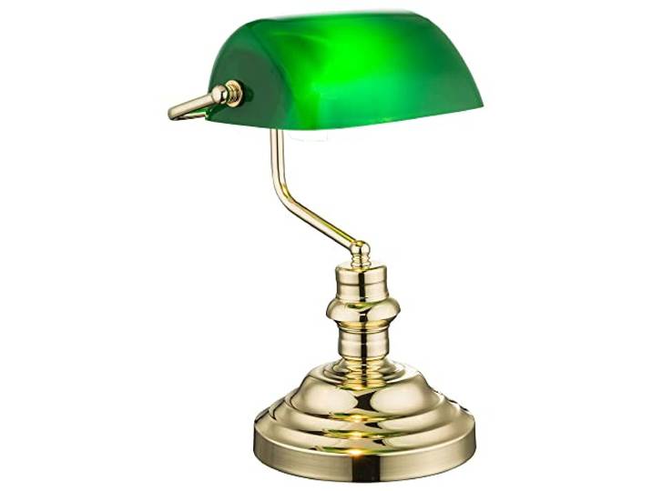Lampe de table rétro luminaire banquier vert bureau salle séjour cabinet travail