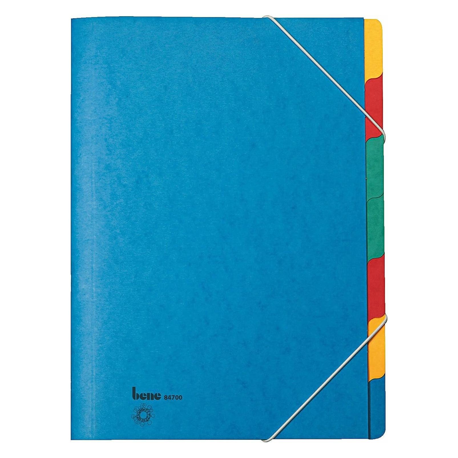 Bene Ordnungsmappe 7 Fächer blau (A4) (84700)