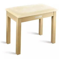 Donner Piano Bench Beige - Klavierbank