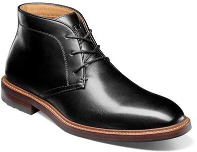 Florsheim Anthem Plain Toe Chukka Boot - Mens 8.5 Black Boot Medium