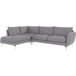 ECKSOFA Elou Grau Microfaser