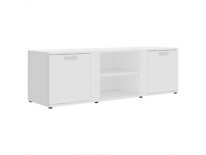 Meuble stéréo - Armoire téléviseur - Cadre durable - Meuble TV Blanc 120x34x37 cm Bois d'ingénierie - moderne_55395