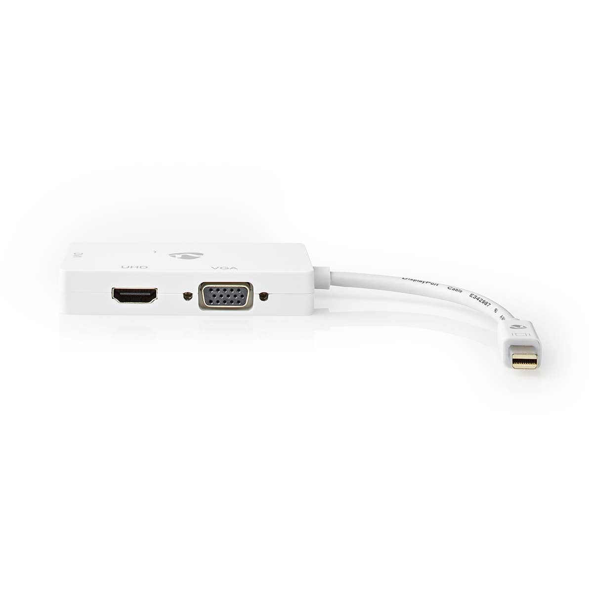 Nedis CCGB37466WT02 Mini DisplayPort naar DVI-D, VGA en HDMI adapter