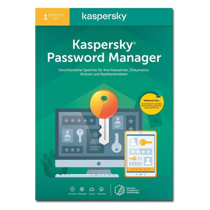 Kaspersky Password Manager - 1 Device, 1Year - ESD-Download ESD (1 User, 12 Monate) (KL1956GDAFS)