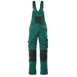 Latzhose "AUGSBURG" Unique - 82C42 (EU 42) - grün/schwarz