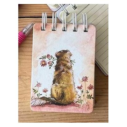 Incood Kołonotes A7 SSN38 Golden Retriever mit Blumen (A7, Liniert, Harter Einband) (48020509)
