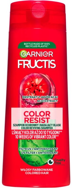 Garnier Fructis Color Resist Energigivende shampoo Til farvet hår 400 ml