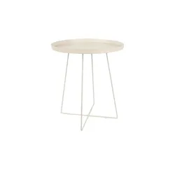 Beistelltisch   ¦ beige ¦ Maße (cm): H: 51  Ø: 45.0