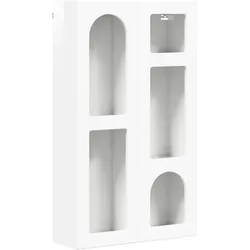 vidaXL Hängeschrank ELST Hochglanz Weiß 59 x 20 x 100 cm Holzwerkstoff