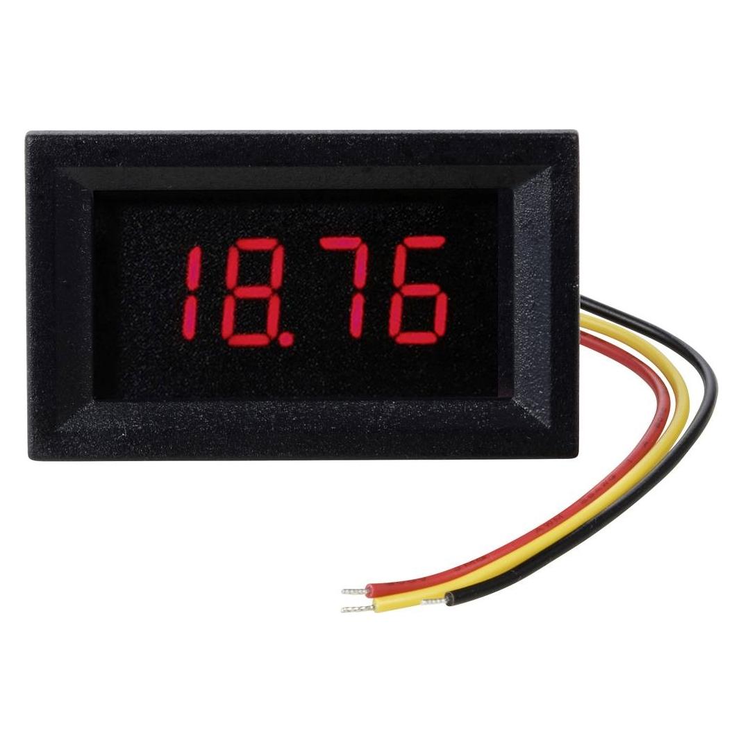 Tru Components TC-VL4D-RED Digitales Einbaumessgerät (TC-13461616)