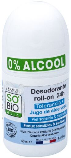 SO'BiO étic Tolerancia + Desodorante 24H Aloe Vera Bio 50 ml