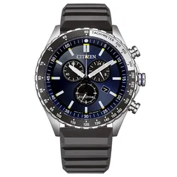 Citizen AT2569-04L Eco-Drive Solaruhr für Herren Chronograph Schwarz/Blau