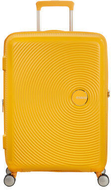American Tourister Soundbox 67cm 4-Wheel Expandable Suitcase - Golden Yellow