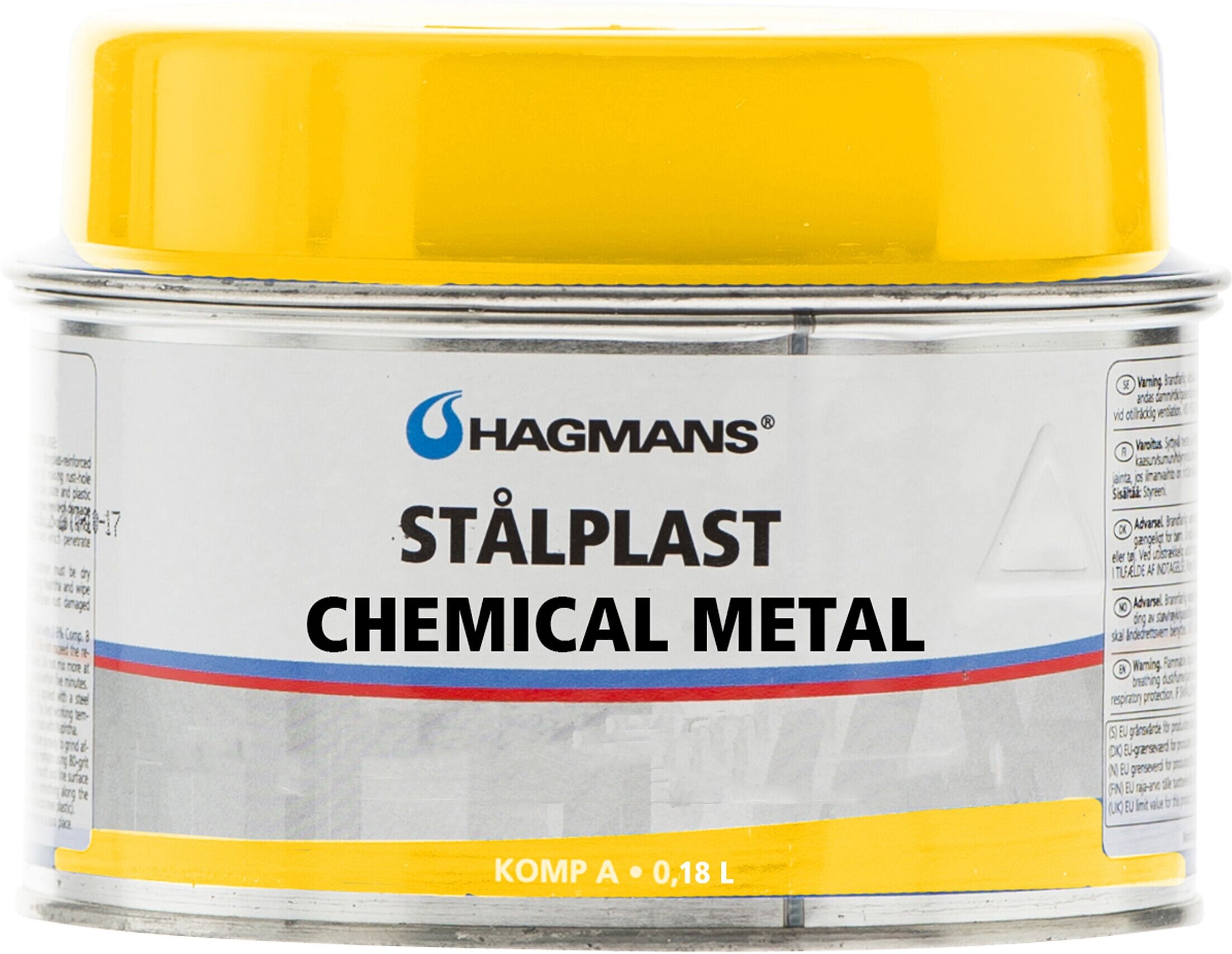 Hagmans Stålplast chemical metal, 018 l
