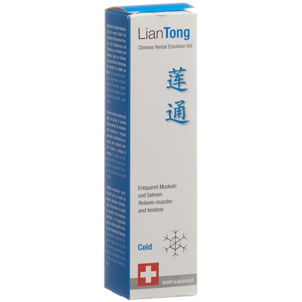 Liantong Chinese Herbal Emulsion Gel Cold 75 ml