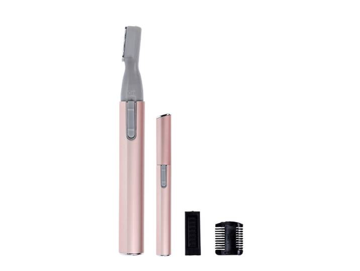 Augenbrauenrasierer Set elektronisch 4-teilig rosa