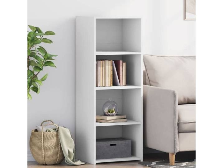 SALE 2026  Armoire/Cabinet à tiroirs Blanc - Buffet haut blanc 45x41x124cm - bois d'ingénierie PRO285446114