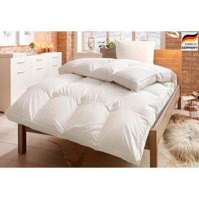 Daunenbettdecke OTTO HOME "Köniz, 100% Daunen, alle Wärmeklassen, hergestellt in Deutschland", weiß, B:200cm L:220cm, Bezug: 100% Baumwolle, Bettdecken, hergestellt in Deutschland
