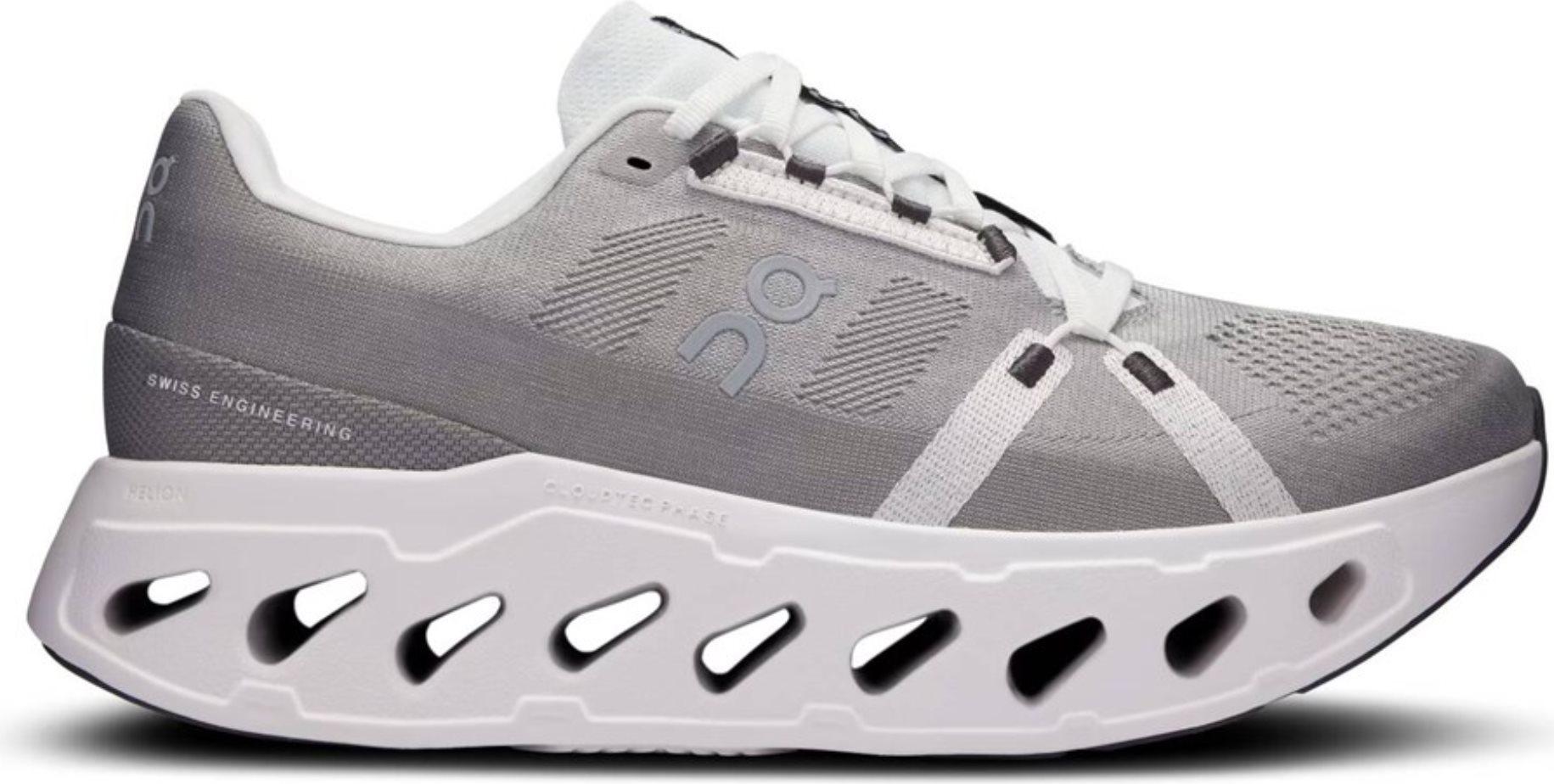 ON Running Cloudeclipse - Herren Laufschuhe Sport Schuhe Alloy-White 3MD30092547 , EU 42 US 8.5