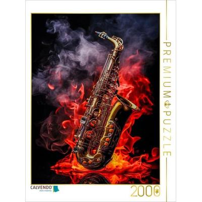 CALVENDO Puzzle Ein Motiv aus dem Kalender Musik on Fire | 2000 Teile Lege-Größe 90x67cm Foto-Puzzle für glückliche Stunden, Game von , Calvendo