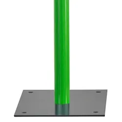 CITY-GUIDE Pfosten 100 cm, lackiert, inkl. Flanschplatte