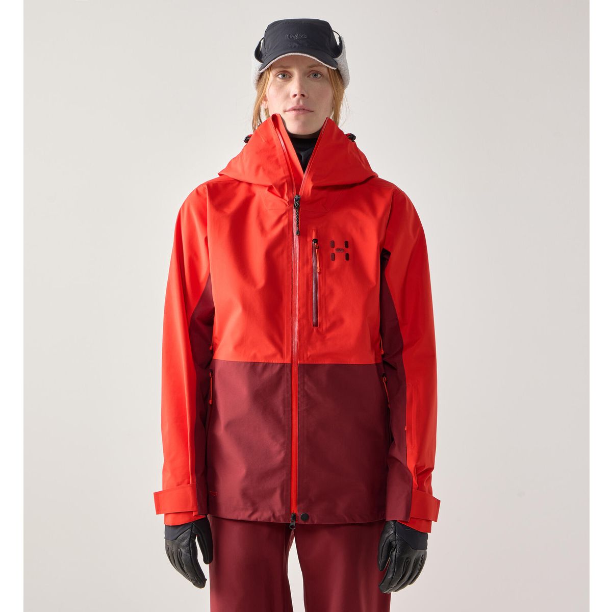 Haglöfs Alper Proof Jacket Women tech red/carmine red (5UP) XL 6079375UP030