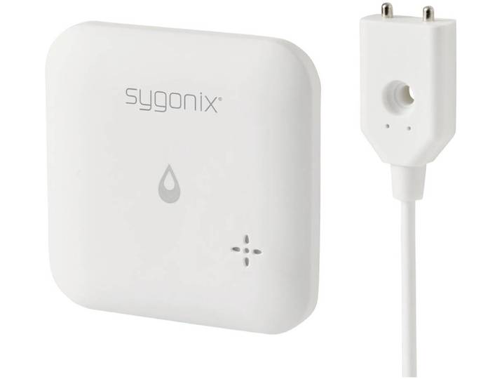 Sygonix SY-6735646 Watermelder Met app-besturing\, Met interne sensor\, Met externe sensor werkt op batterijen